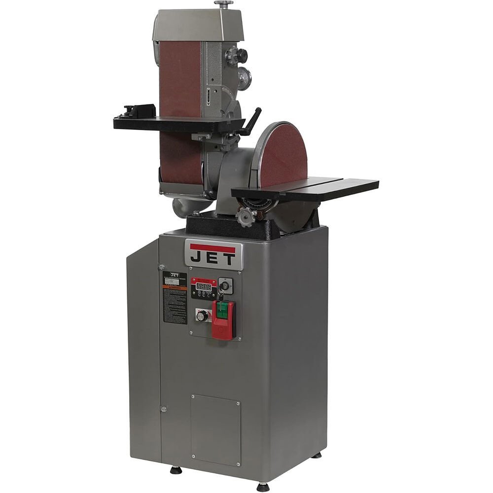 JET J-64812VS 6 X 48 X 12 Belt & Disc Grinder Variable Speed