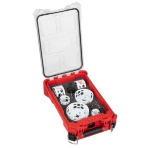 Milwaukee HOLE DOZER Bi-Metal Hole Saw Kit with PACKOUT Compact Organizer - 10PC