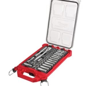 Milwaukee 3/8 32pc Ratchet and Socket Set in PACKOUT - Metric