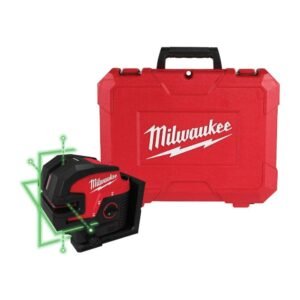 Milwaukee M12 Green Laser Cross Line & 4 Points (Bare Tool)
