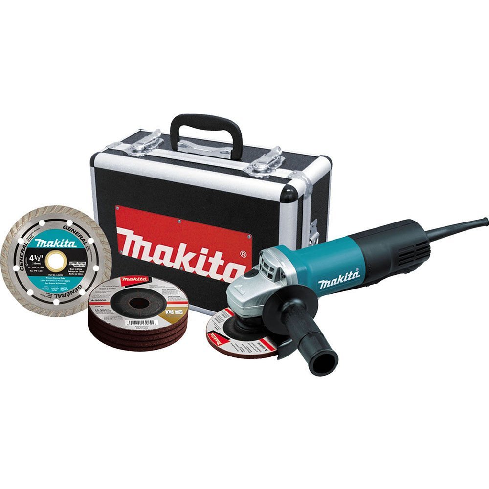 Makita 4-1/2-Inch Angle Grinder with Aluminum Case