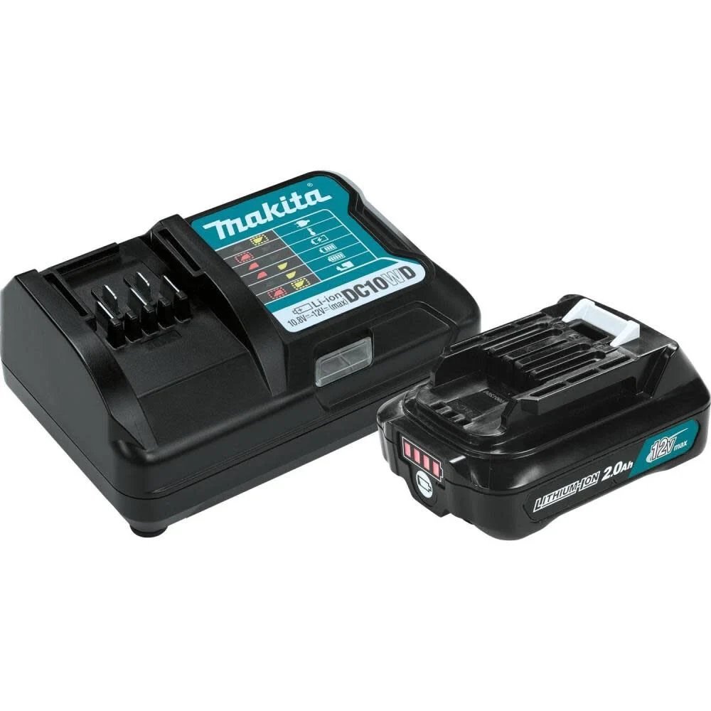 Makita 12V max CXT Lithium-Ion Battery and Charger Starter Pack (2.0Ah)