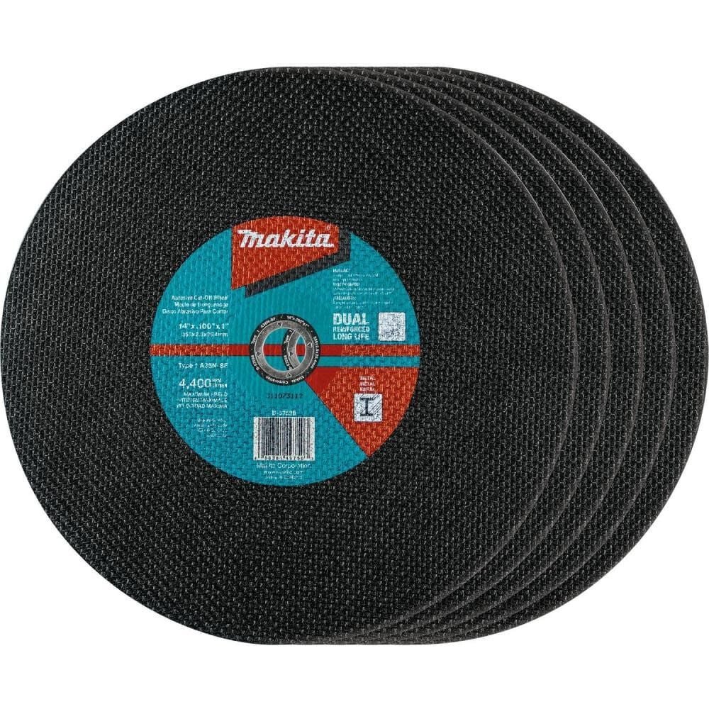 Makita 14in x 1in x 3/32in Abrasive Cut-Off Wheel 5/pk
