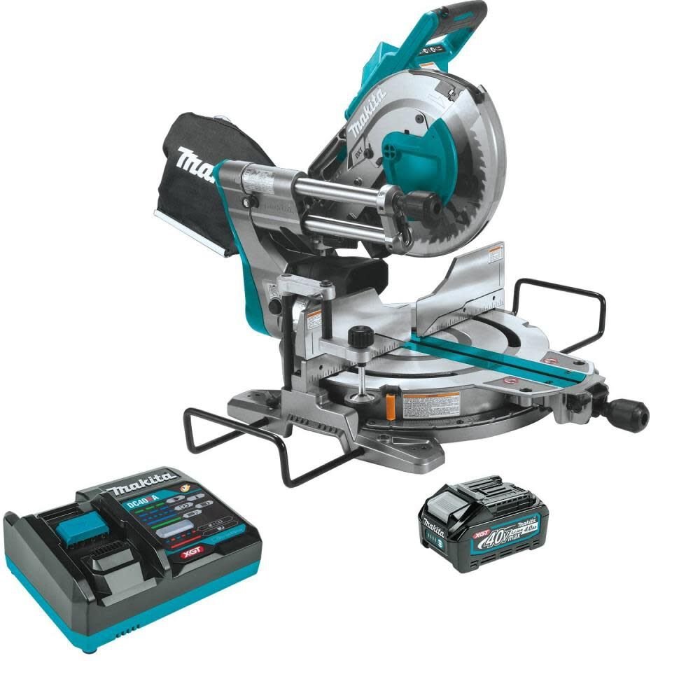 Makita 40V max XGT Dual Bevel Sliding Compound Miter Saw Kit 10in