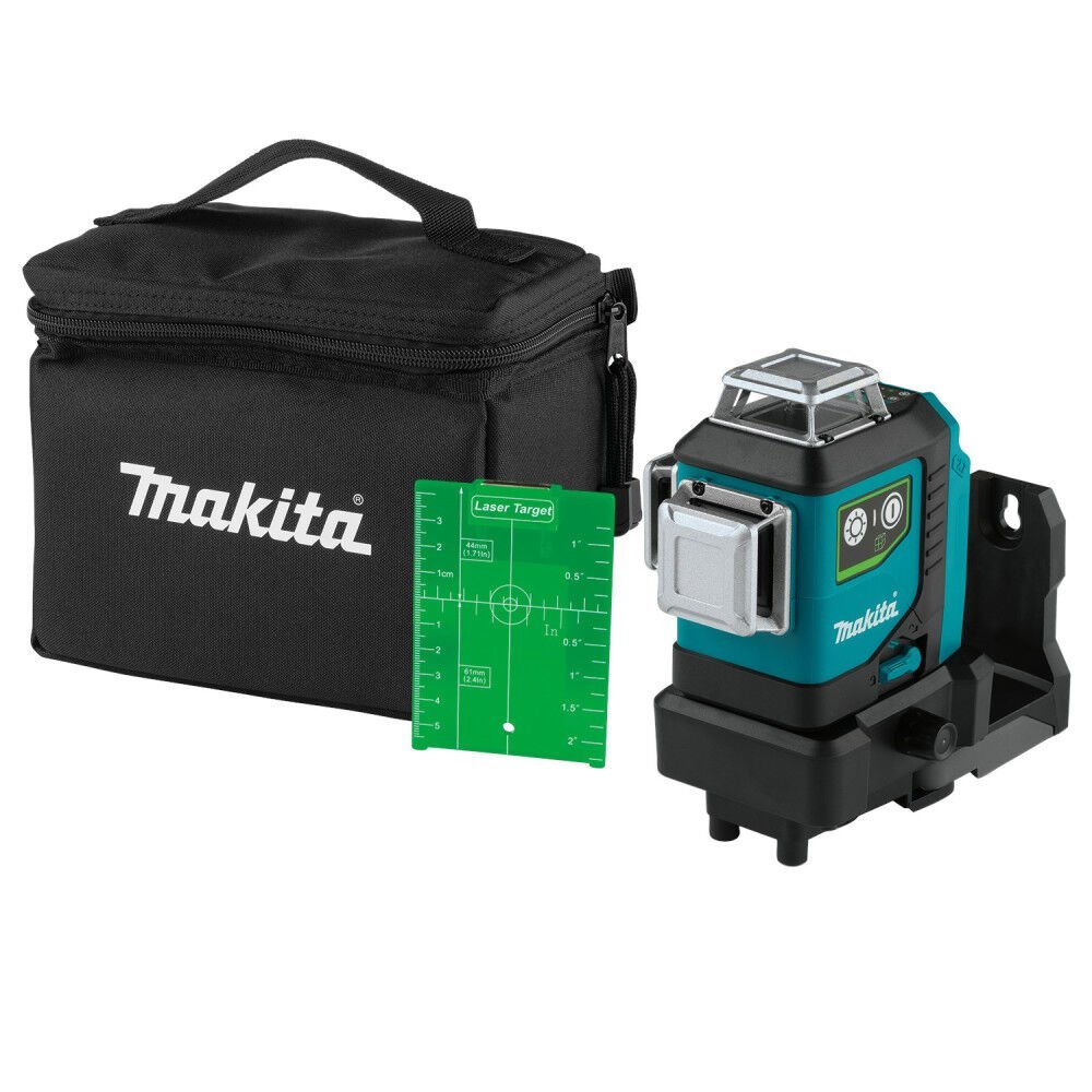 Makita 12V Max CXT Green SelfLeveling Rechargeable Multi-Line Laser