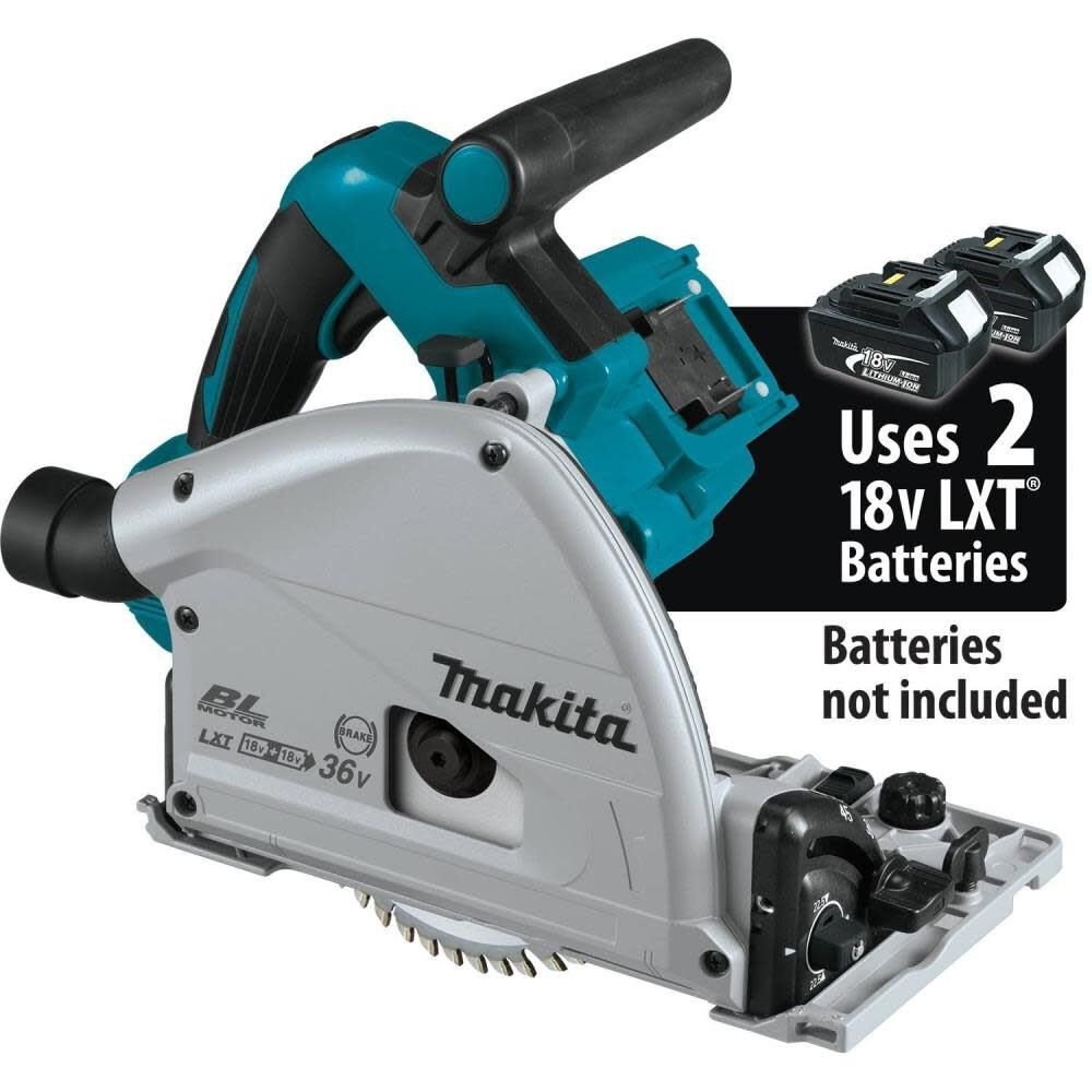 Makita 18V X2 (36V) LXT 6 1/2in Plunge Circular Saw with AWS (Bare Tool)