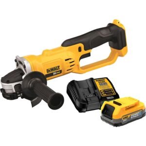DEWALT 4.5/5in Cut-Off Tool with POWERSTACK 20V MAX Battery & Charger Kit Bundle