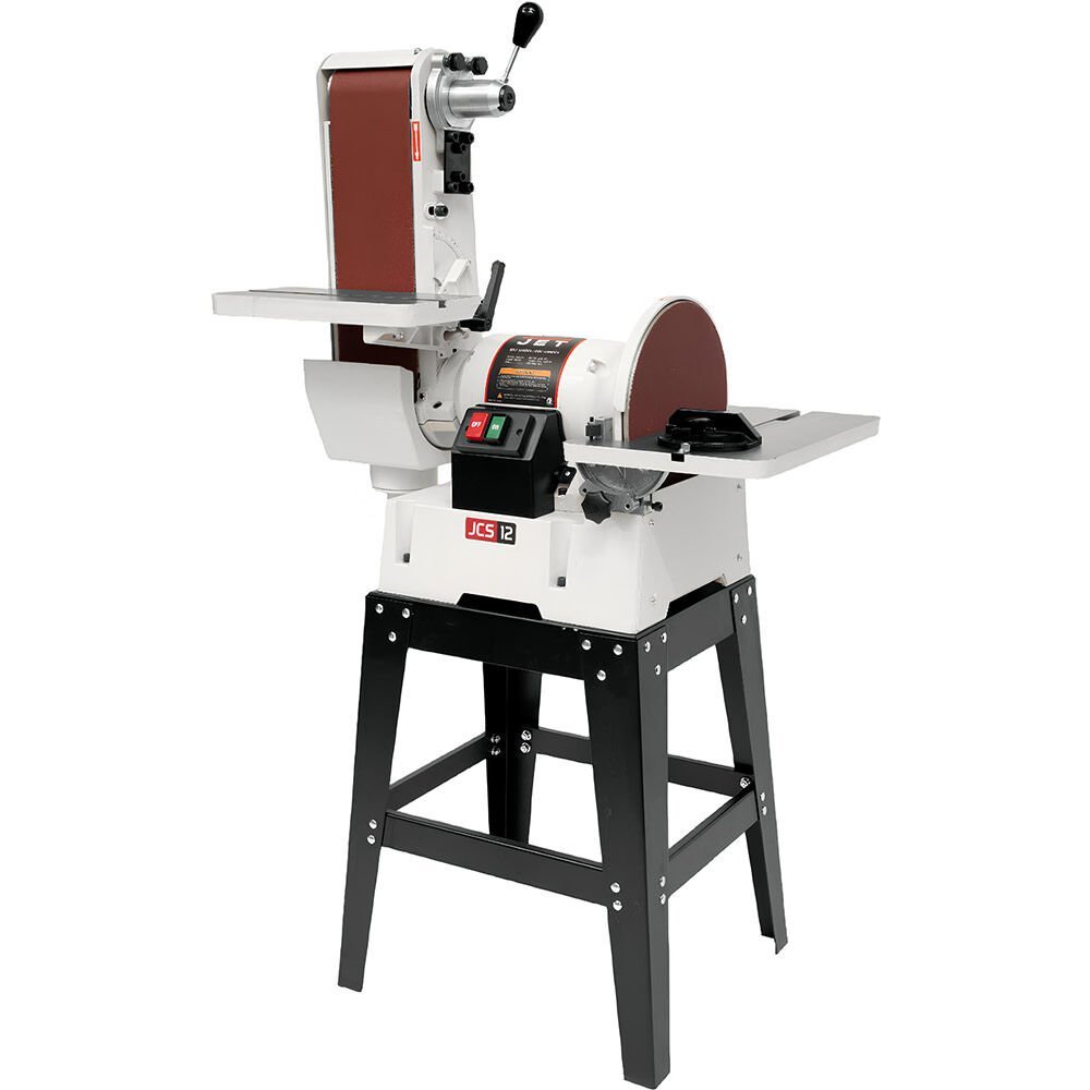 JET JSG-6DCK 6 In. x 48 In. Belt / 12 In. Disc Sander with Open Stand