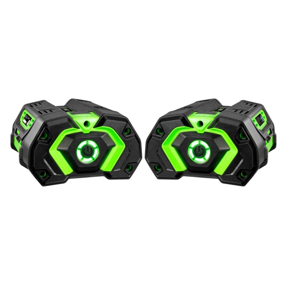 EGO POWER+ 56V 5Ah Lithium Ion Power Tool Battery Pack with Fuel Indicator (2 Pack)