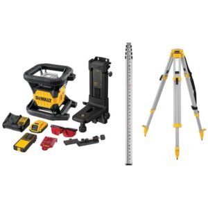 DEWALT 20V MAX Red Tough Rotary Laser Kit