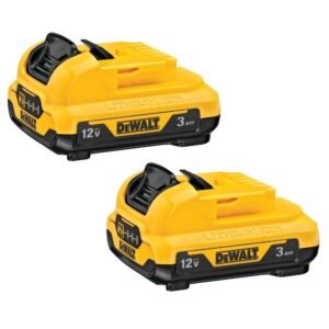 DEWALT 12V MAX 12V 3Ah Lithium Ion Power Tool Battery Pack with Fuel Indicator (2 Pack)