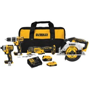 DEWALT 20V MAX XR 4 Tool Combo Kit