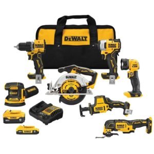 DEWALT 20V MAX* XR Brushless 7-Tool Combo Kit