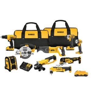 DEWALT 20V Max 9 Tool Combo Kit with Soft Case Bundle