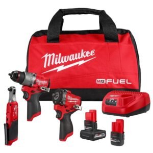 Milwaukee M12 FUEL 3 Tool Combo Kit