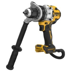 DEWALT 20V MAX XR Brushless Cordless 1/2 Inch 3-Speed Hammer Drill With LANYARD READY Attachment Point (Bare Tool)